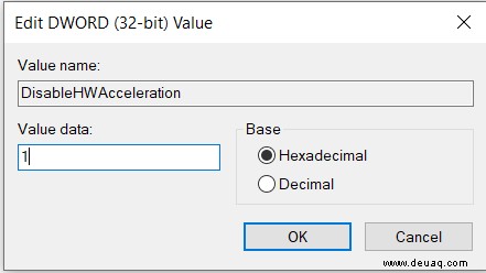 So deaktivieren Sie die Hardwarebeschleunigung