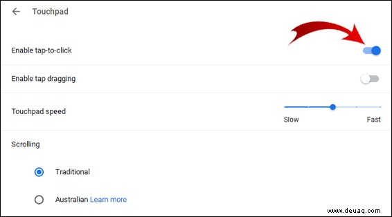 So deaktivieren Sie den Touchscreen eines Chromebooks