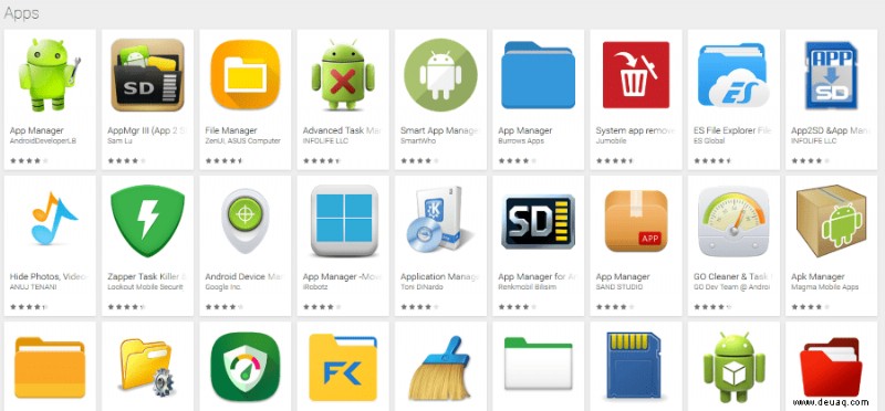 So laden Sie Android-Apps auf eine SD-Karte herunter