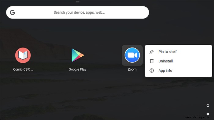 So löschen Sie Apps von einem Chromebook