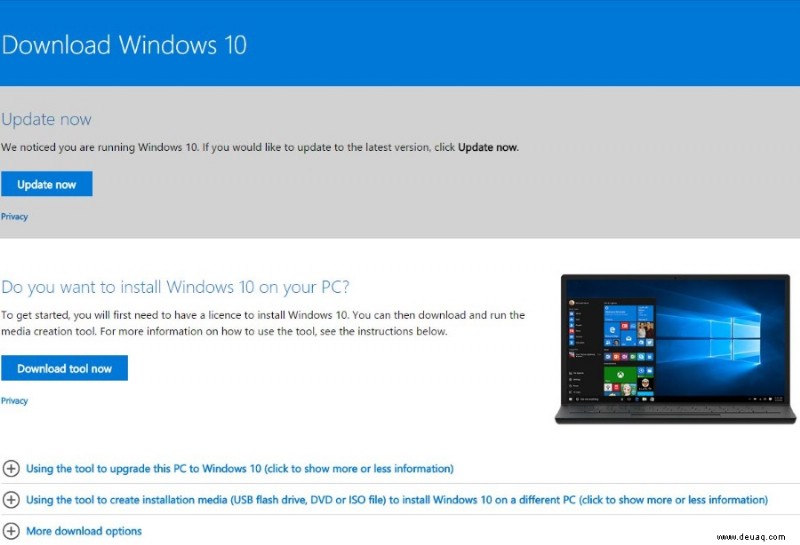 So erstellen Sie einen Windows 10-Wiederherstellungsdatenträger