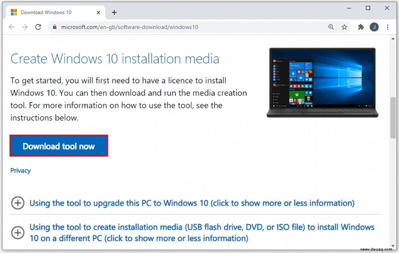So erstellen Sie einen Windows 10-Wiederherstellungsdatenträger
