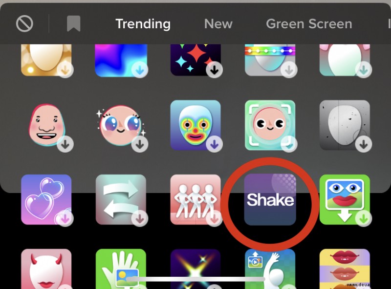 So verwenden Sie den Shake/Ripple-Effekt in TikTok (2021)