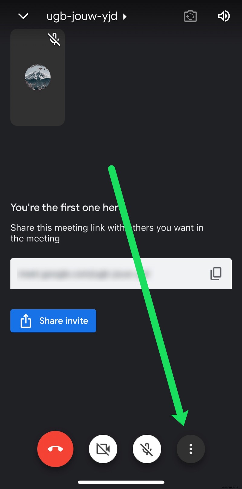 So teilen Sie den Bildschirm in Google Meet