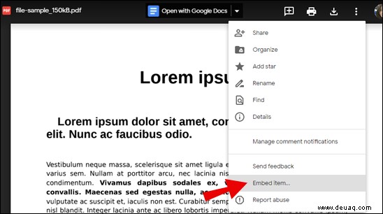 Einfügen einer PDF-Datei in Word