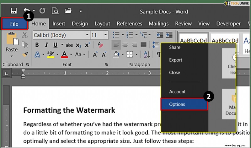 So löschen Sie zuletzt verwendete Dokumente in Microsoft Word