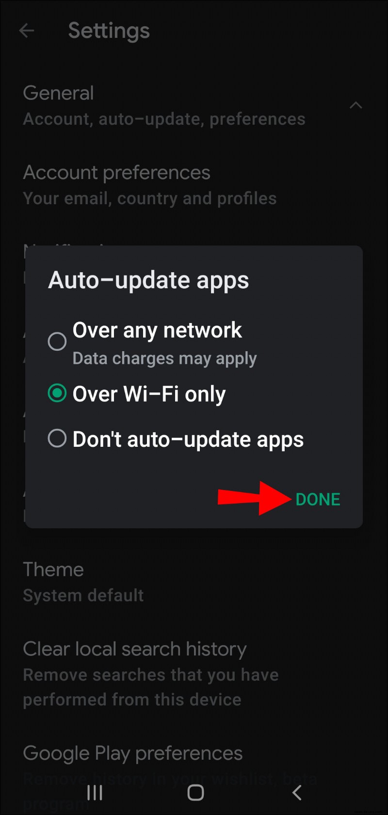 So deaktivieren Sie Updates auf einem Android-Gerät