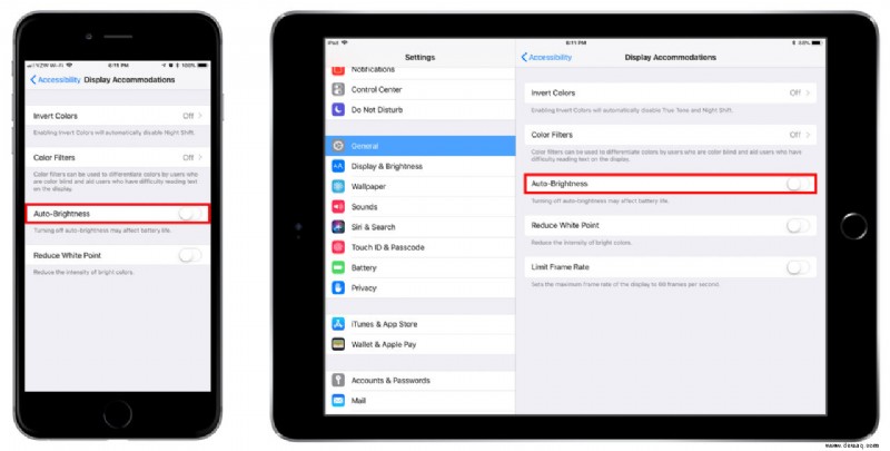 So deaktivieren Sie die automatische Helligkeit auf dem iPhone und iPad