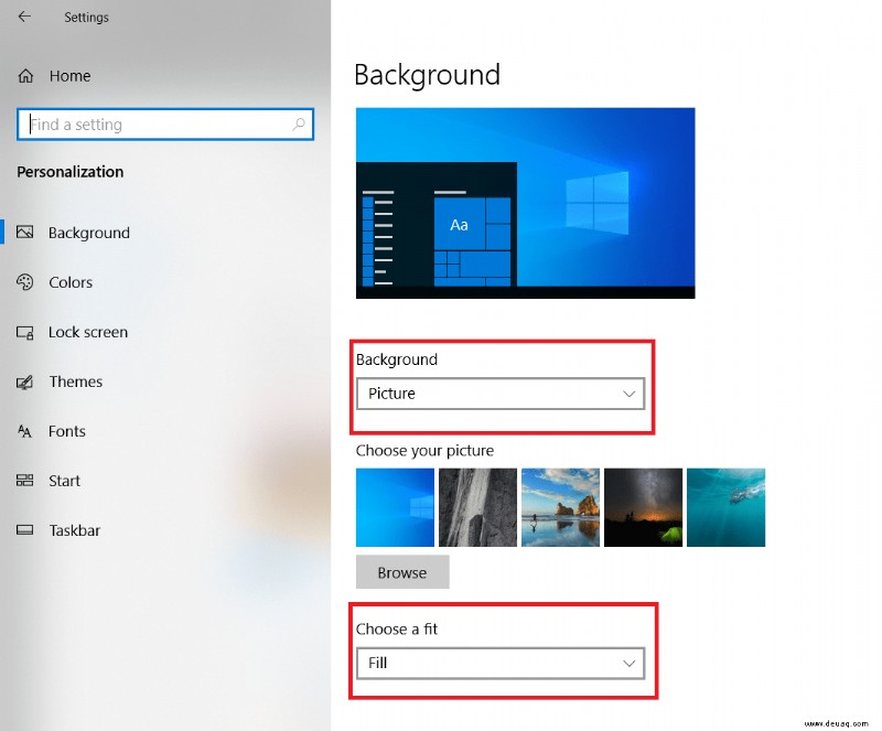 So ändern Sie Ihr Windows 10-Hintergrundbild