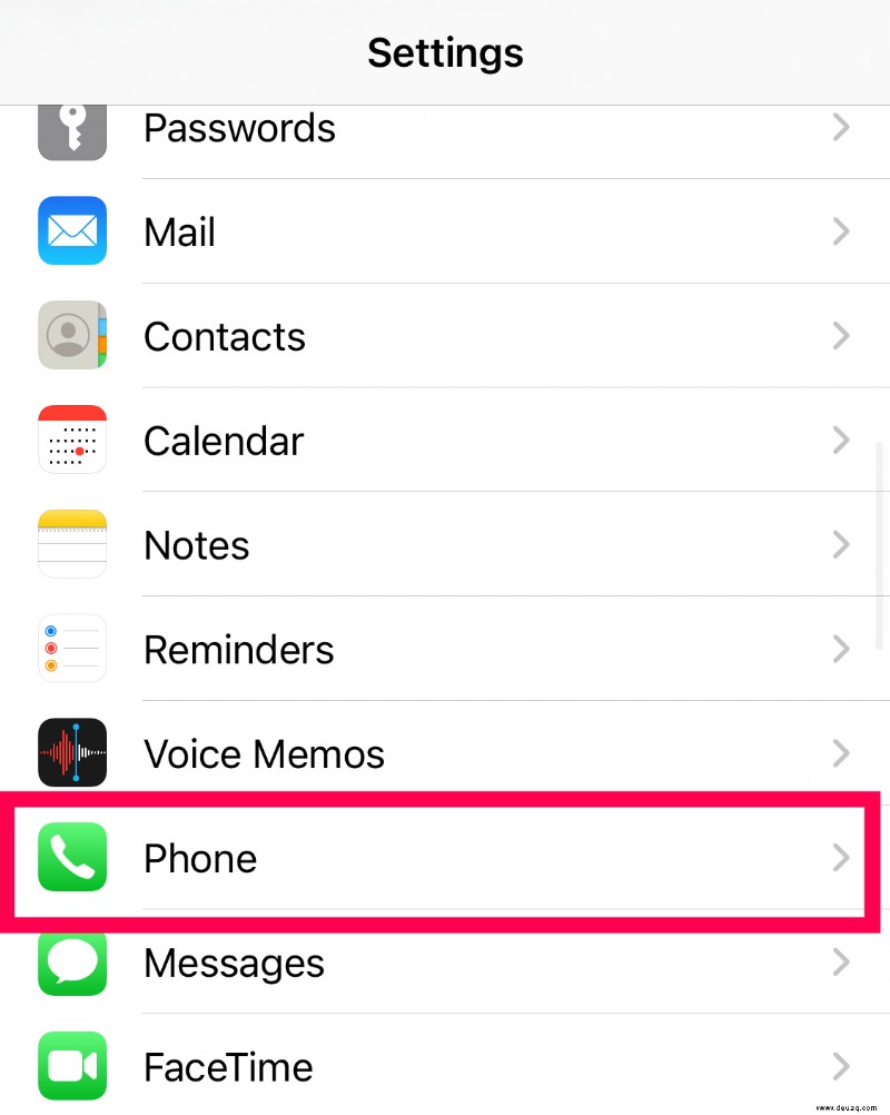 So leiten Sie unbeantwortete Anrufe auf dem iPhone weiter