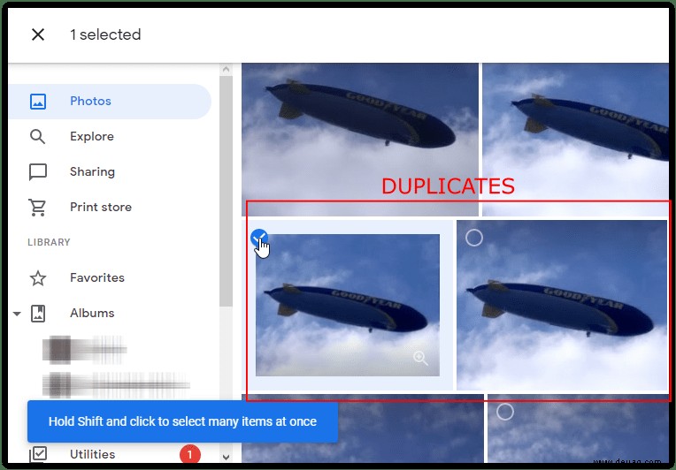 So finden Sie Duplikate in Google Fotos
