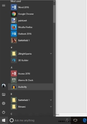 Verschieben, Ändern der Größe, Hinzufügen und Entfernen von Kacheln in Windows 10