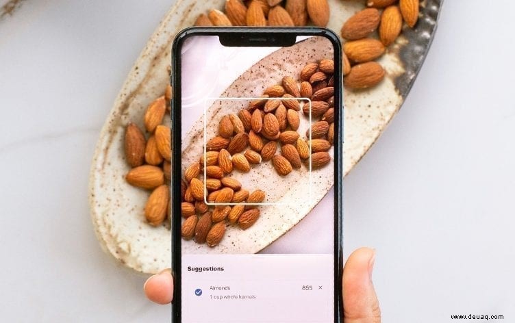 So scannen Sie Lebensmittel in MyFitnessPal