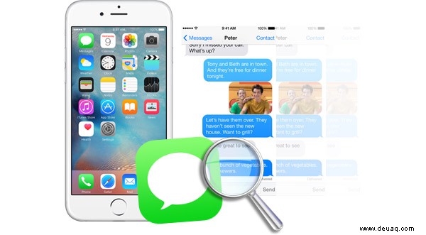 So durchsuchen Sie Textnachrichten auf dem iPhone