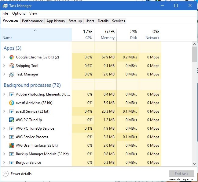 Anleitung zu Windows 10-Systemtools 