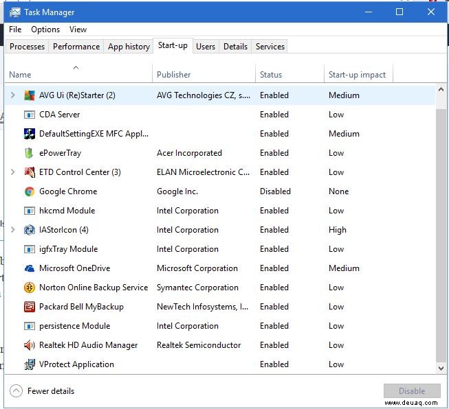 Anleitung zu Windows 10-Systemtools 