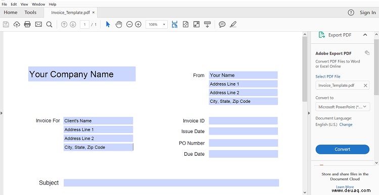 So konvertieren Sie eine PDF-Datei in PowerPoint