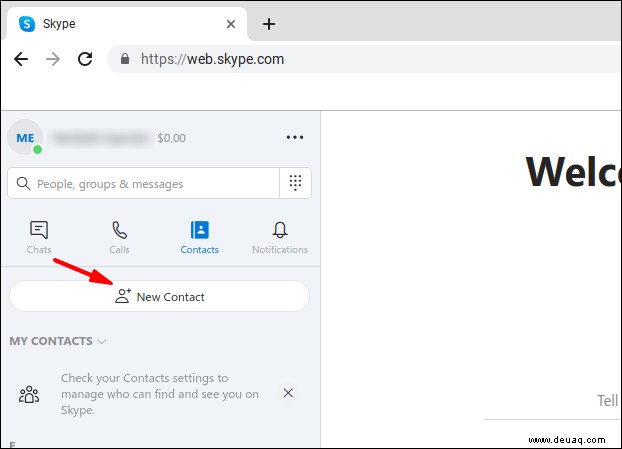 So fügen Sie einen Kontakt in Skype hinzu