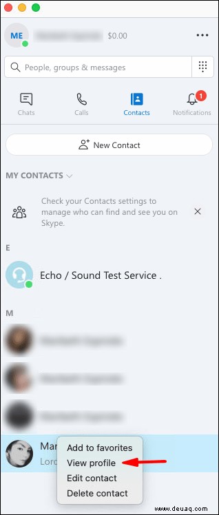 So fügen Sie einen Kontakt in Skype hinzu