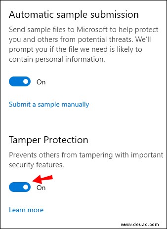 So löschen Sie Windows 10 Defender