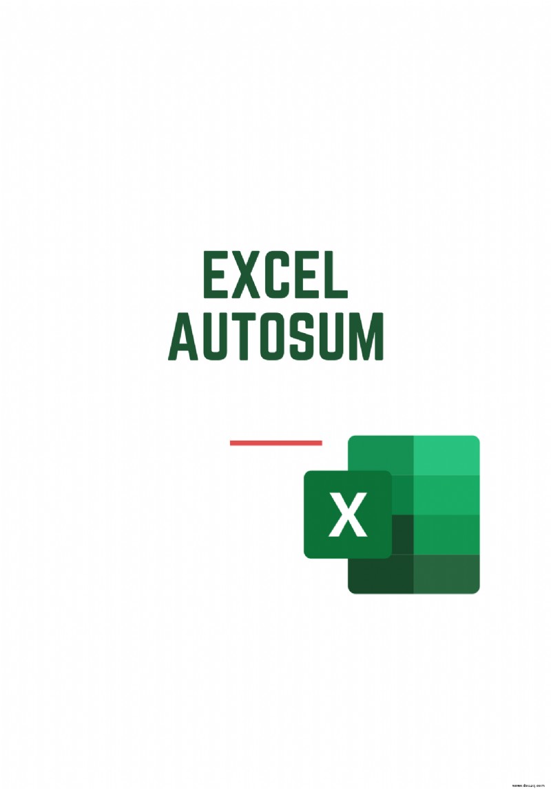 So summieren Sie eine Spalte in Microsoft Excel