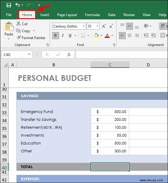 So summieren Sie eine Spalte in Microsoft Excel