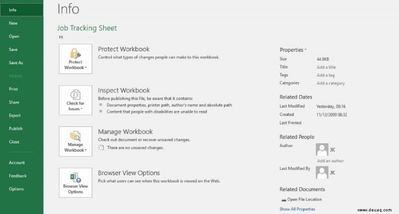 Kennwortschutz in Microsoft Excel