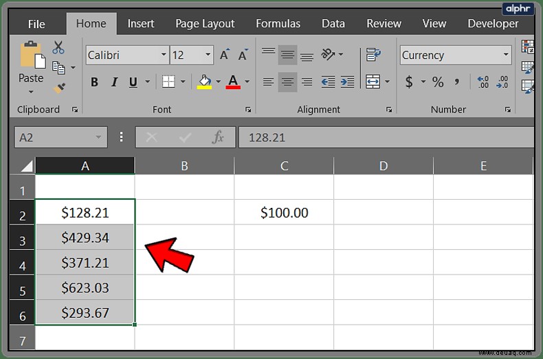 So verschieben Sie Dezimalstellen in Excel