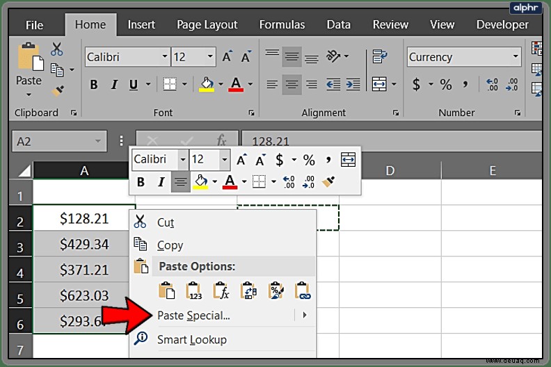 So verschieben Sie Dezimalstellen in Excel