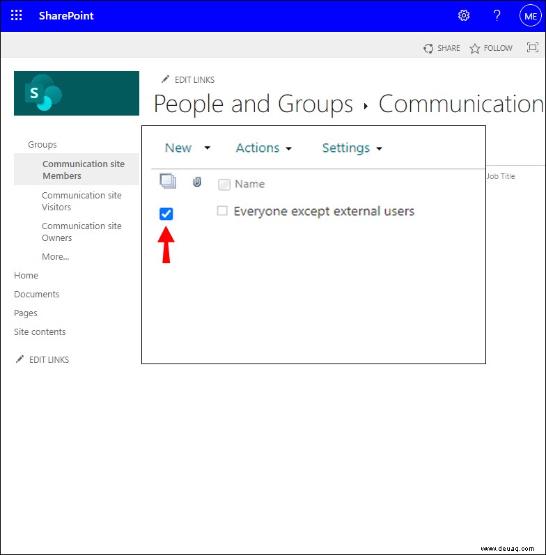 So fügen Sie Mitglieder zu einer Gruppe in SharePoint hinzu