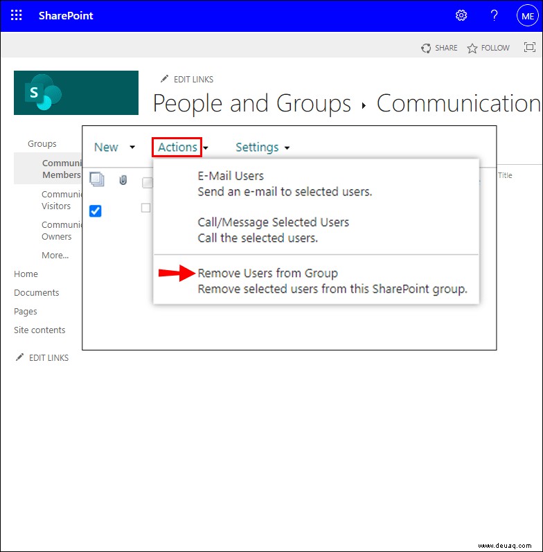 So fügen Sie Mitglieder zu einer Gruppe in SharePoint hinzu