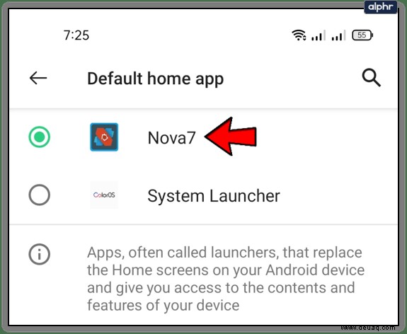 So ändern Sie das Hintergrundbild in Nova Launcher