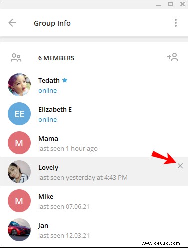 So löschen Sie Gruppen in Telegram