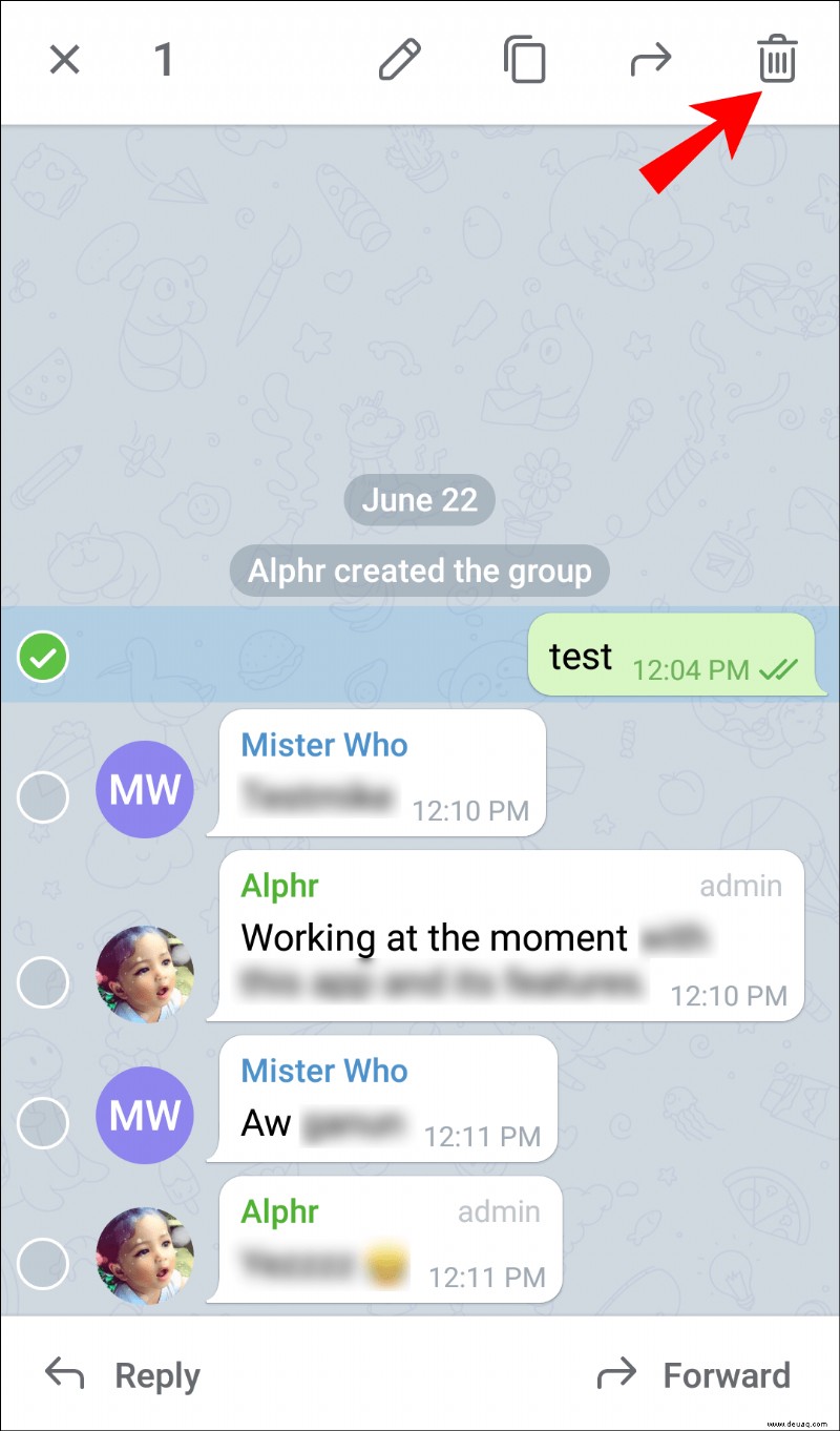 So löschen Sie Gruppen in Telegram