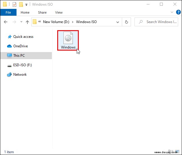 So installieren Sie eine ISO-Datei in Windows 10