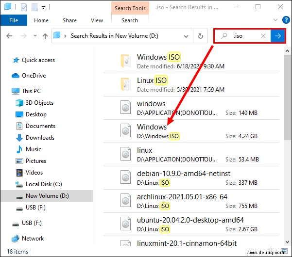 So installieren Sie eine ISO-Datei in Windows 10