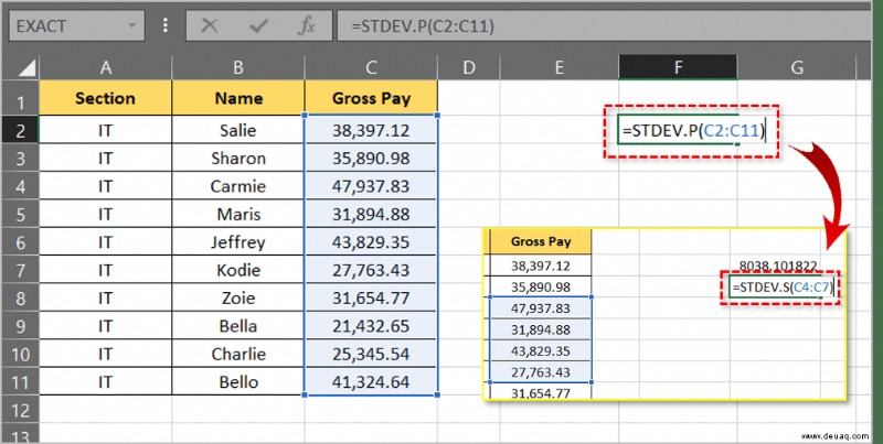 So berechnen Sie den Standardfehler in Excel