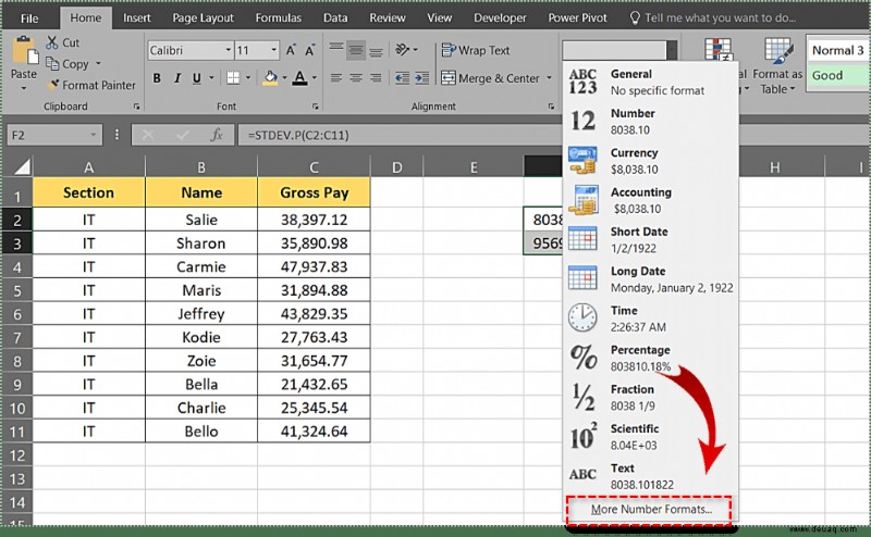 So berechnen Sie den Standardfehler in Excel