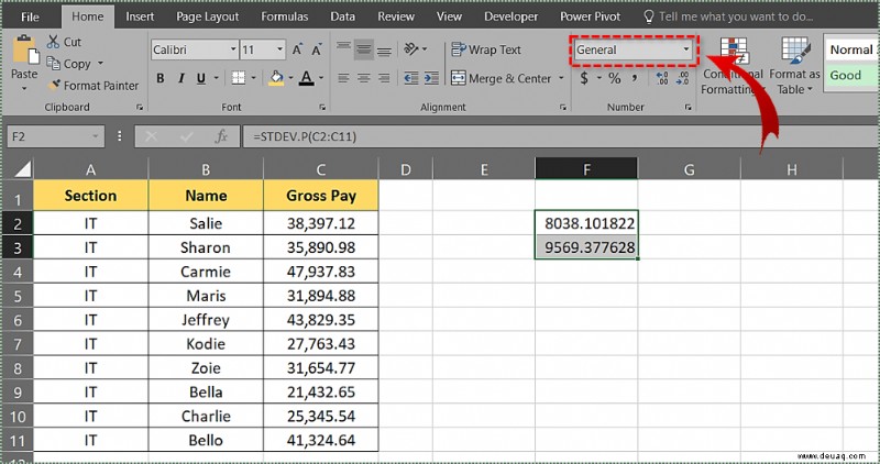 So berechnen Sie den Standardfehler in Excel