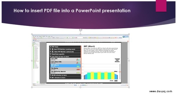 Einfügen einer PDF-Datei in eine PowerPoint-Präsentation