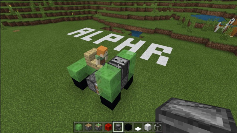 Wie man in Minecraft ein Auto baut