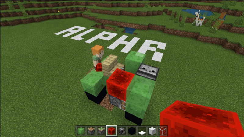 Wie man in Minecraft ein Auto baut