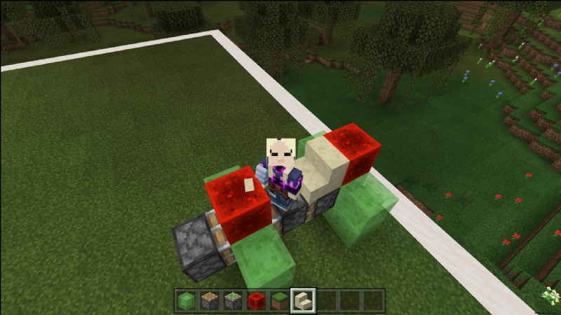 Wie man in Minecraft ein Auto baut