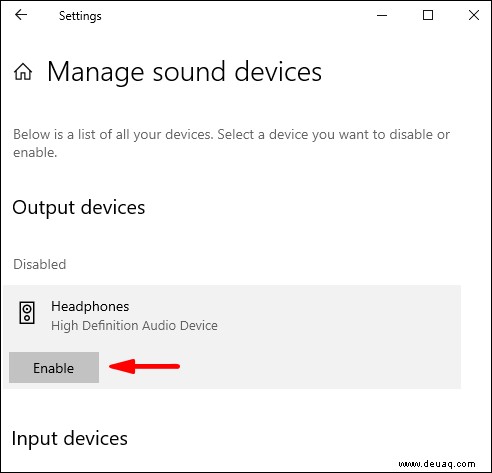 Kopfhörer funktionieren nicht unter Windows 10?