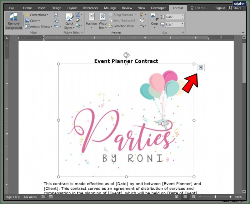 So platzieren Sie ein Bild hinter Text – Microsoft Word