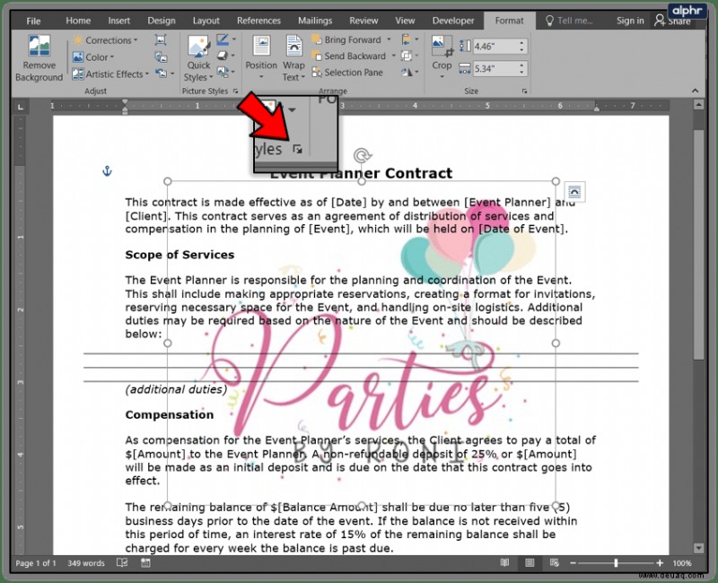 So platzieren Sie ein Bild hinter Text – Microsoft Word