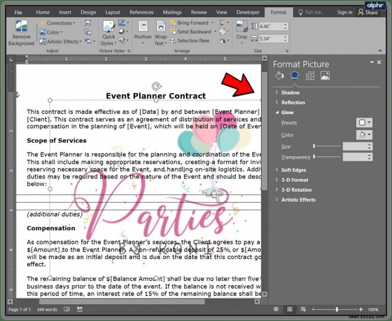 So platzieren Sie ein Bild hinter Text – Microsoft Word