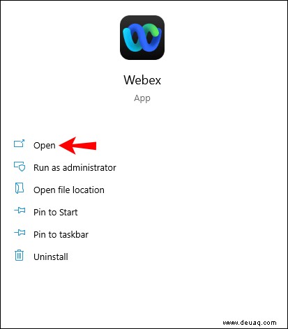 So zeichnen Sie ein Meeting in Webex auf