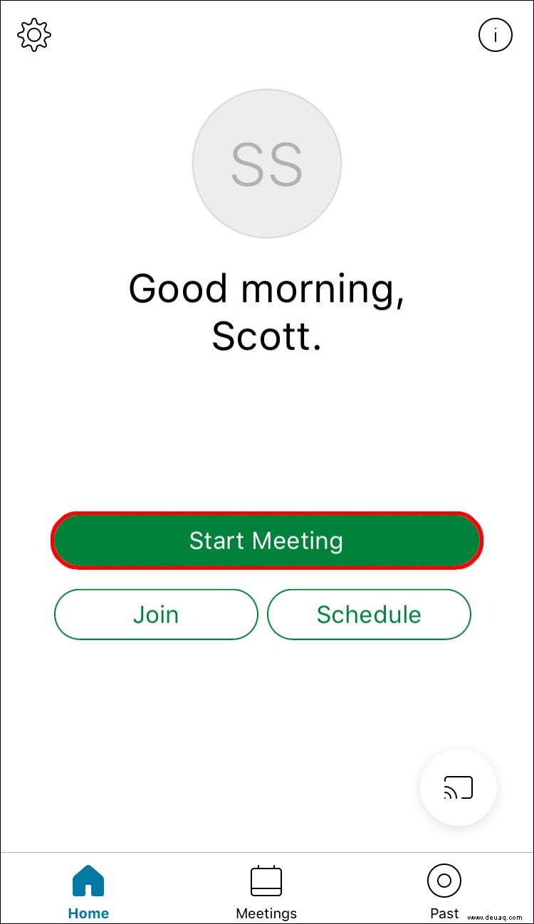 So zeichnen Sie ein Meeting in Webex auf