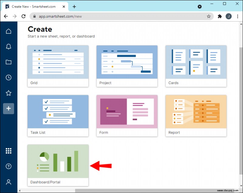 So erstellen Sie ein Dashboard in SmartSheet